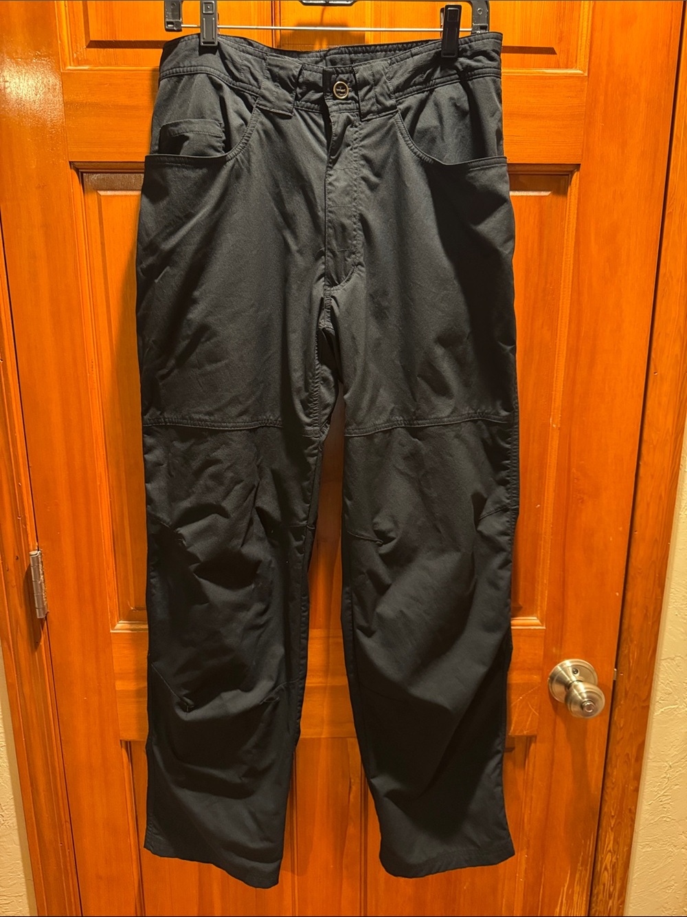 Cabela's Guide-Wear Men's Black Ripstop Technical Hiking Pants 34x32 Stretch